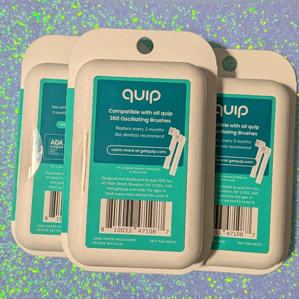 Quip 360 Oscillating Brush Head - White